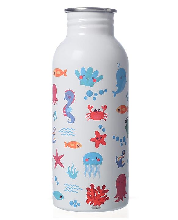 Babyhug Unicorn Theme Stainless Steel Color Changing Magic Bottle Pink |Leak Resistant|BPA Free|Rust Proof|600 ml