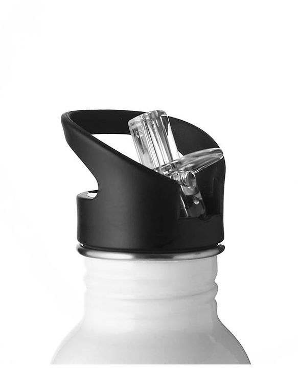 Babyhug Panda Theme Stainless Steel Color Changing Magic Bottle White|Leak Resistant|BPA Free|Rust Proof|600 ml