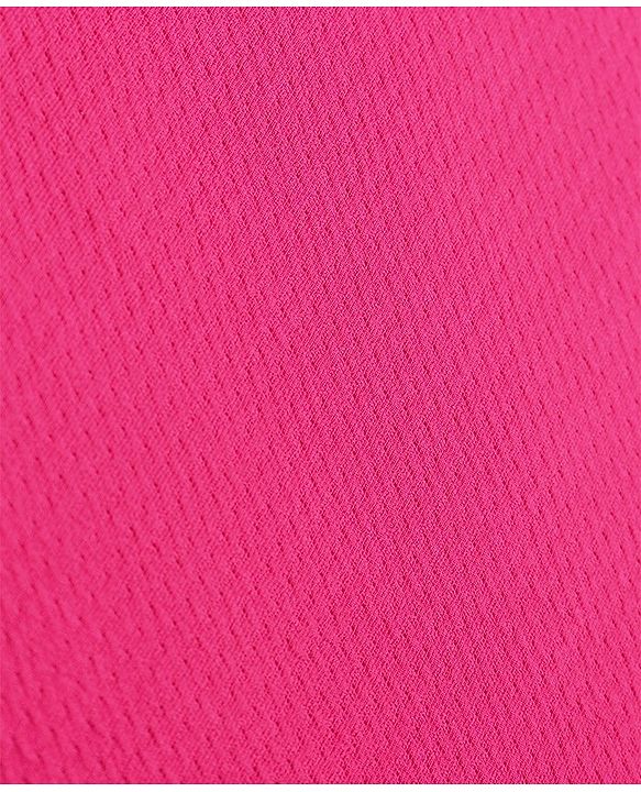 Pine Kids Woven Half Sleeves Solid Top - Magenta