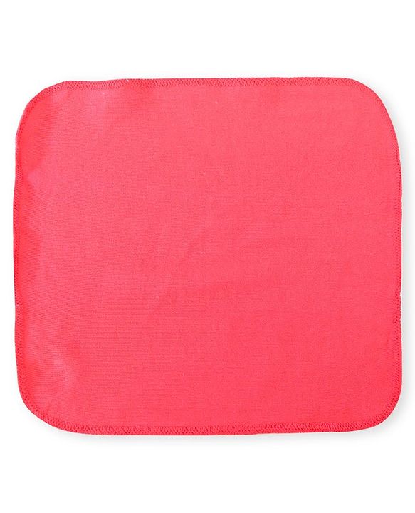 Babyhug Cotton Knit Hand & Face Towels Pack of 6- Baby Pink & Dark Pink