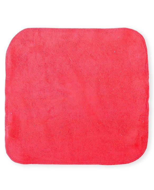 Babyhug Cotton Knit Hand & Face Towels Pack of 6- Baby Pink & Dark Pink