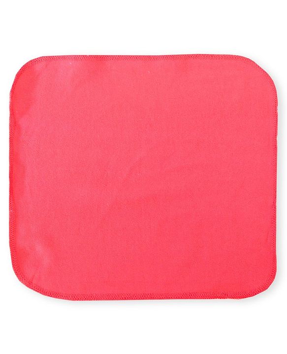 Babyhug Cotton Knit Hand & Face Towels Pack of 6- Baby Pink & Dark Pink