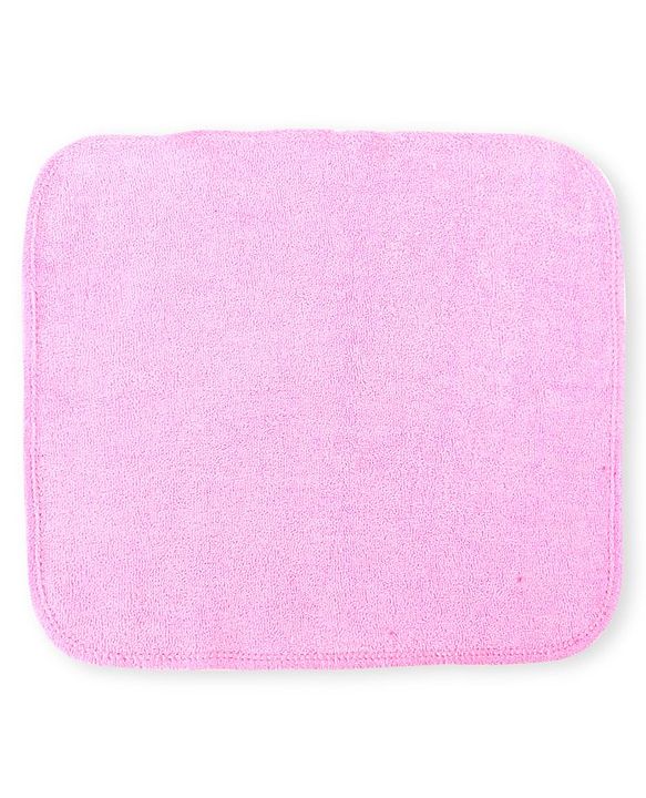 Babyhug Cotton Knit Hand & Face Towels Pack of 6- Baby Pink & Dark Pink