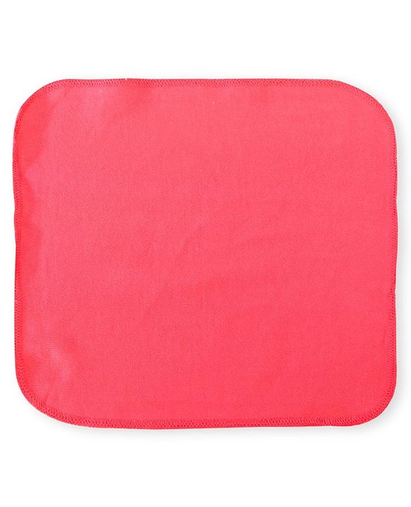 Babyhug Cotton Knit Hand and Face Towels Pack of 6 - Dark Pink