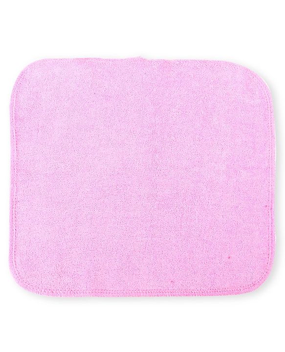 Babyhug Cotton Knit Hand and Face Towels Pack of 6 - Dark Pink