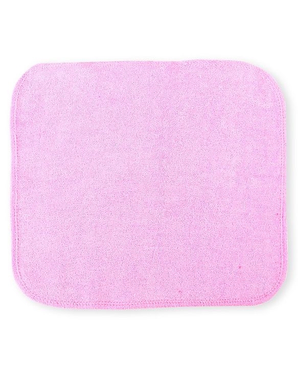 Babyhug Cotton Knit Hand and Face Towels Pack of 6 - Dark Pink