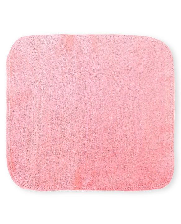 Babyhug Cotton Knit Hand and Face Towels Pack of 6 - Dark Pink