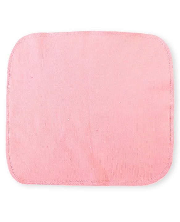 Babyhug Cotton Knit Hand and Face Towels Pack of 6 - Dark Pink