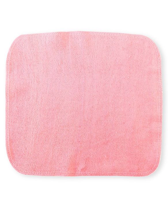 Babyhug Cotton Knit Hand and Face Towels Pack of 6 - Dark Pink