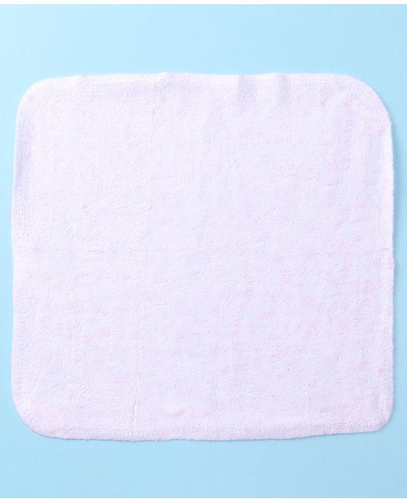Babyhug Terry Knit Wash cloth L 25.4 x B 25.4 cm Pack of 6 - Multi Colour