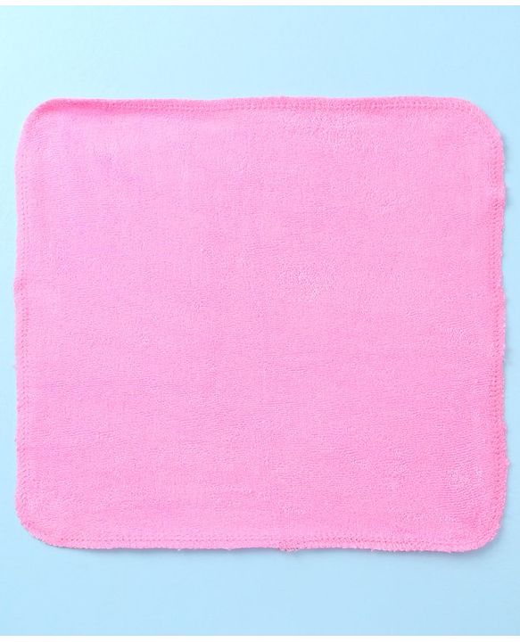 Babyhug Terry Knit Wash cloth L 25.4 x B 25.4 cm Pack of 6 - Multi Colour