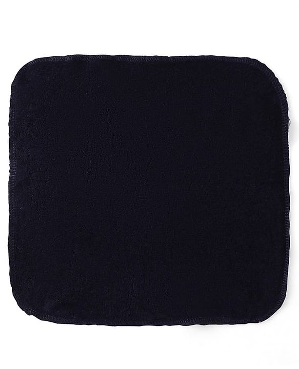 Babyhug Cotton Knit Solid Wash cloth L 25.4 x B 25.4 cm Pack Of 6 - Red & Black