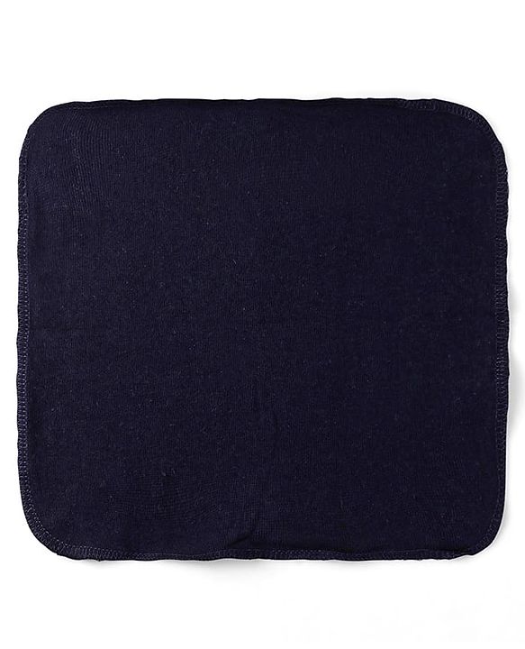 Babyhug Cotton Knit Solid Wash cloth L 25.4 x B 25.4 cm Pack Of 6 - Red & Black