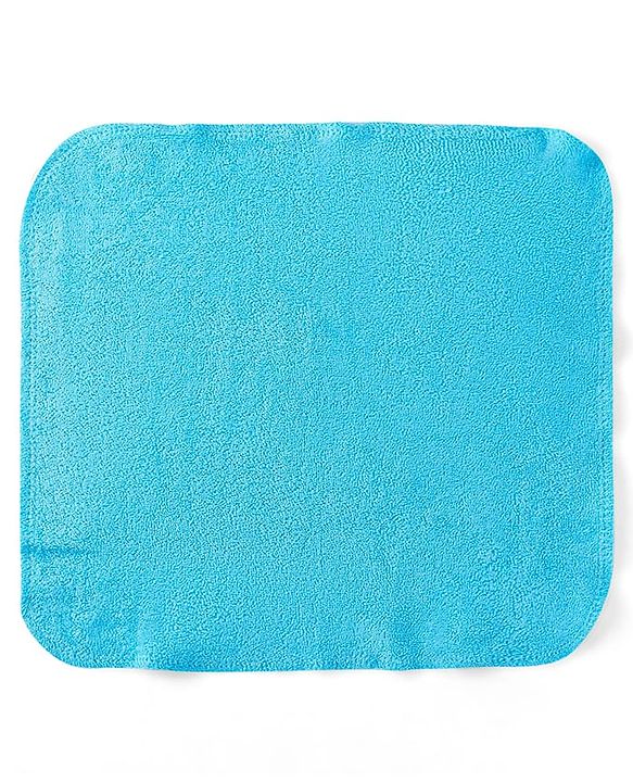 Babyhug Cotton Knit Solid Wash cloth L 25.4 x B 25.4 cm Pack Of 6 - Red & Black