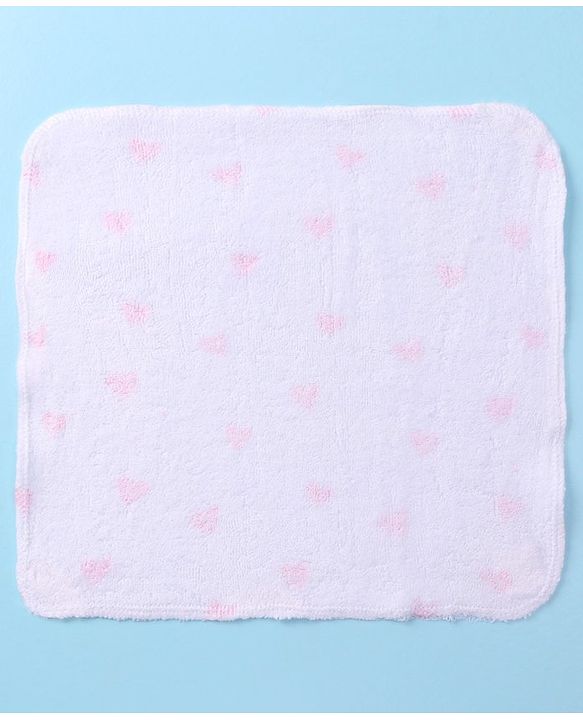 Babyhug Terry Knit Wash cloth L 25.4 x B 25.4 cm Pack of 6 - Multi Colour