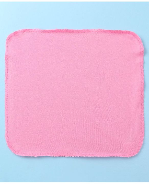 Babyhug Terry Knit Wash cloth L 25.4 x B 25.4 cm Pack of 6 - Multi Colour