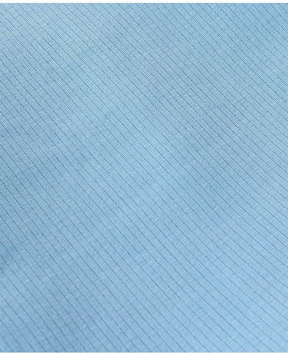 Babyhug Cotton Full Sleeves Solid Colour Pullover & Front Open Thermal Vests Pack of 2 - Light Blue