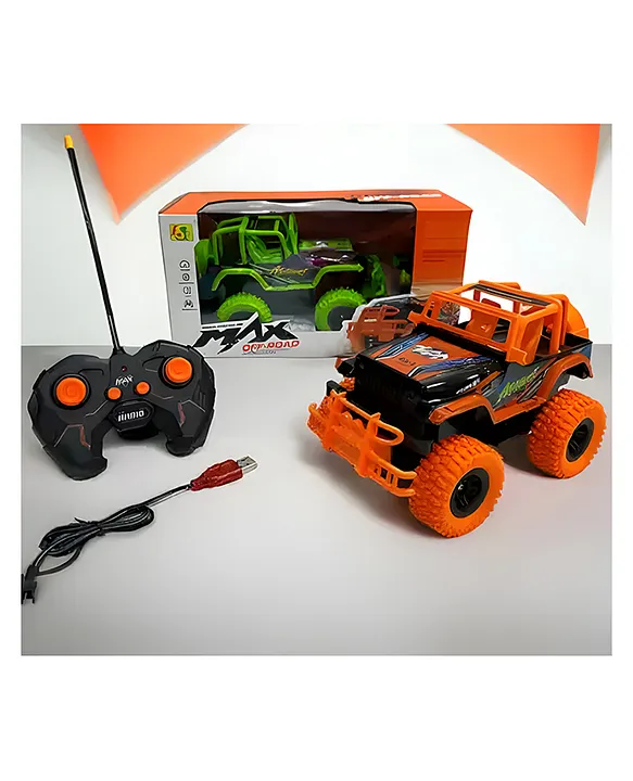 AKN TOYS Radio Control Truck 1 16 2.4 G Maxx Off Road Jeep Pack of 1 Color May Vary Online India Buy RC Toys for 3 10 Years at FirstCry 18609352