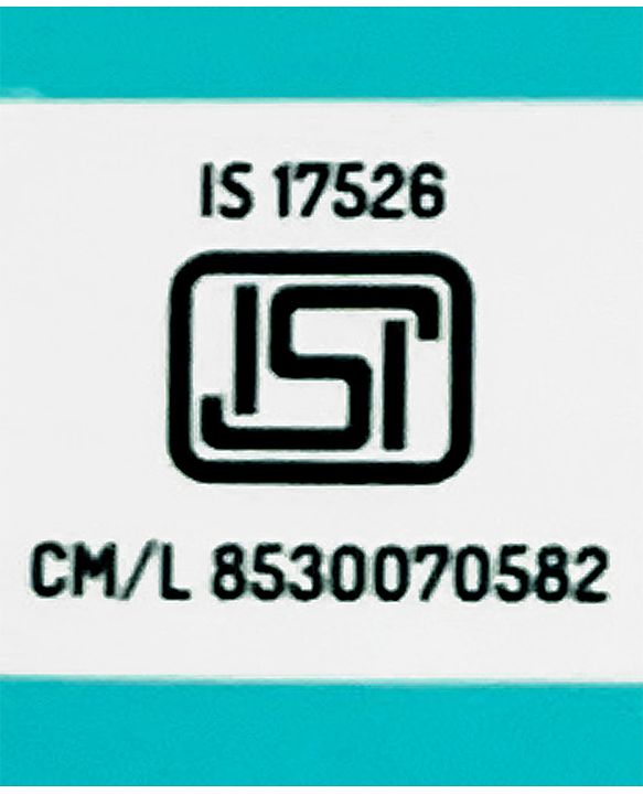 Babyhug Stainless Steel Insulated Sipper Bottle Dino Print Blue  - 350 ml