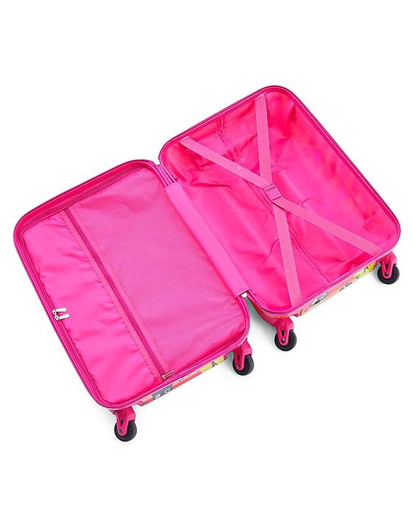 Babyhug Kid's Small 1 Day Trip Trolley Bag Loin Print Blue -20 Inches