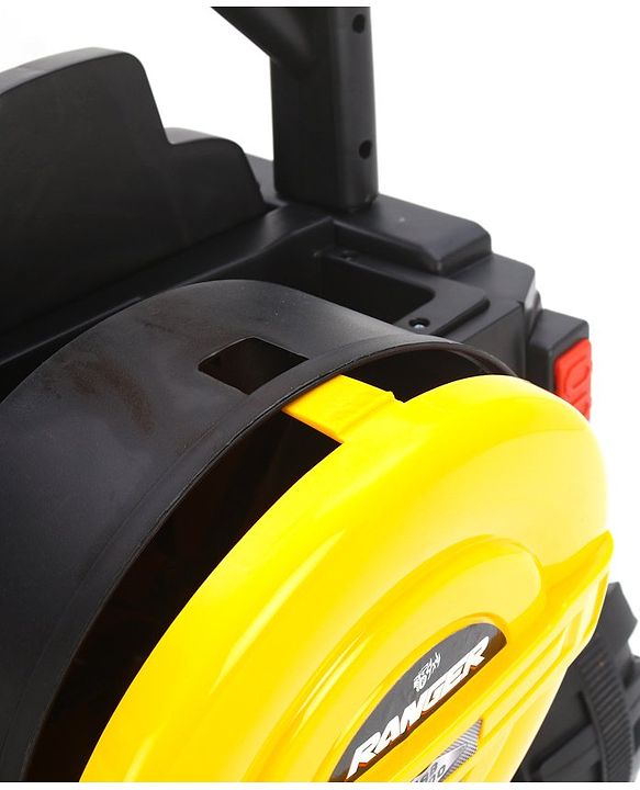 Babyhug RANGER 4X4 Battery Operated Ride On Jeep with Music & LED Lights - Red| Forward & Reverse Drive| Wide Comfortable Seat| Rechargeable Battery| Remote Control| Pre-loaded Music with USB & AUX| Easy to Assemble| Wide Comfortable Seat| Easy to Op