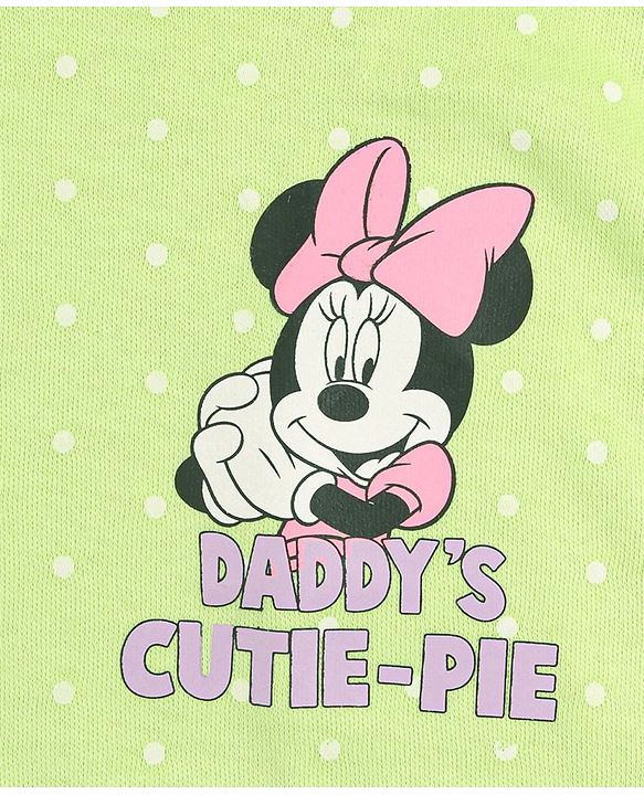 Babyhug Disney Interlock Knit Hand & Face Towel  With Minnie Mouse Graphics Pack of 3 L 30 x B 30 cm - Multicolor