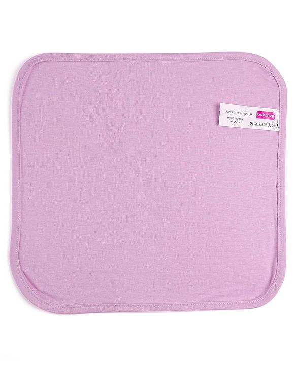 Babyhug Disney Interlock Knit Hand & Face Towel  With Minnie Mouse Graphics Pack of 3 L 30 x B 30 cm - Multicolor