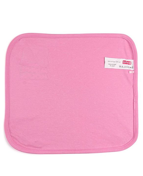 Babyhug Disney Interlock Knit Hand & Face Towel  With Minnie Mouse Graphics Pack of 3 L 30 x B 30 cm - Multicolor