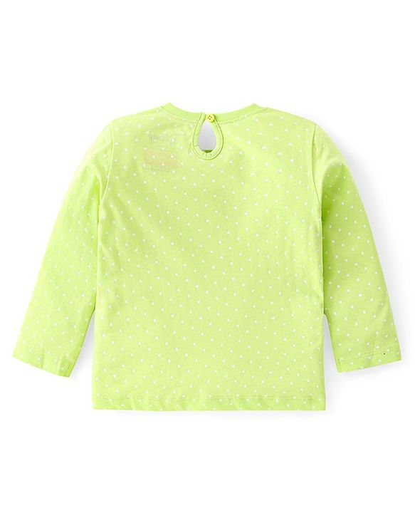 Babyhug Disney Single Jersey Knit Full Sleeves Top with Mickey Mouse Print Pack of 3 - Pink & Green
