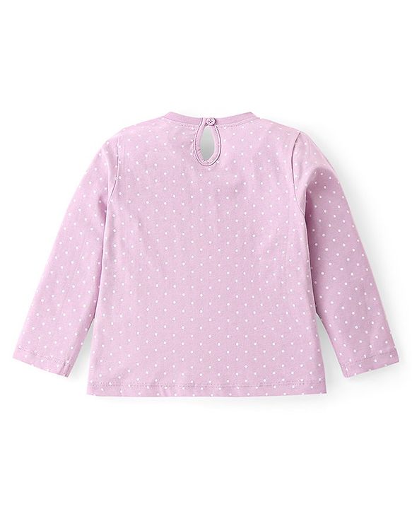 Babyhug Disney Single Jersey Knit Full Sleeves Top with Mickey Mouse Print Pack of 3 - Pink & Green