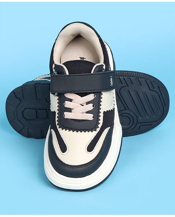 Pine Kids Velcro Closure Casual Shoes - Black