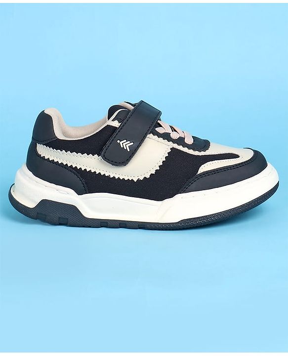 Pine Kids Velcro Closure Casual Shoes - Black