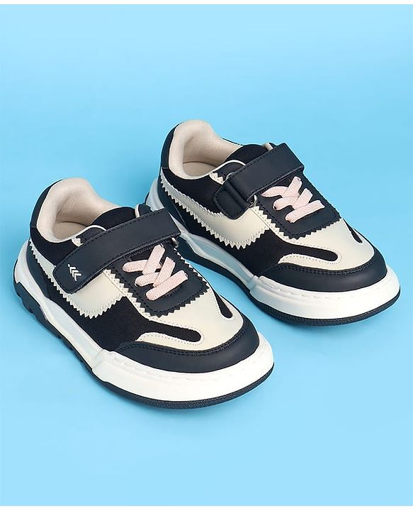 Pine Kids Velcro Closure Casual Shoes - Black