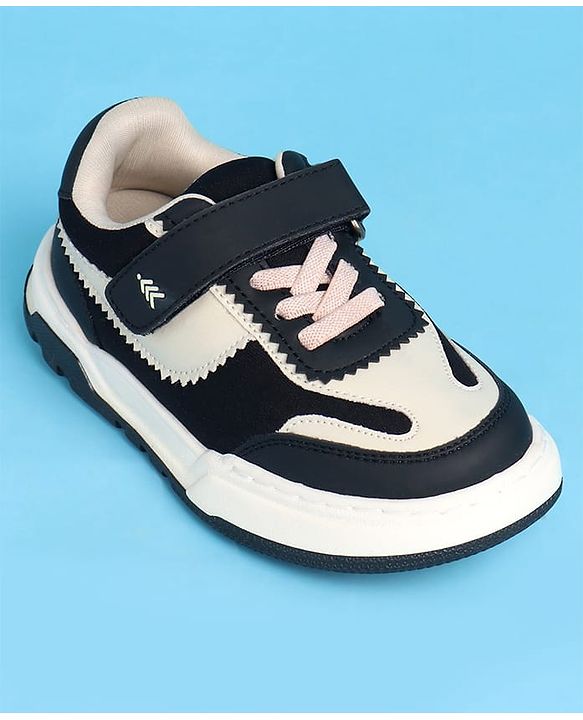 Pine Kids Velcro Closure Casual Shoes - Black