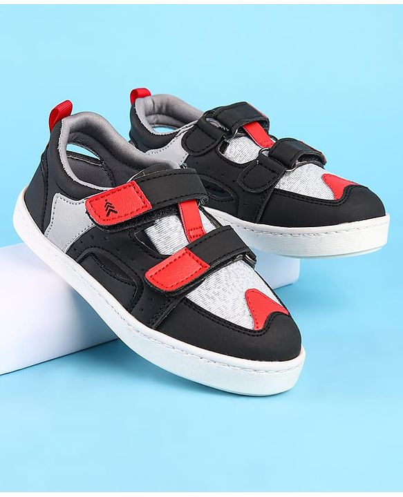 Pine Kids Velcro Closure Casual Shoes - Red