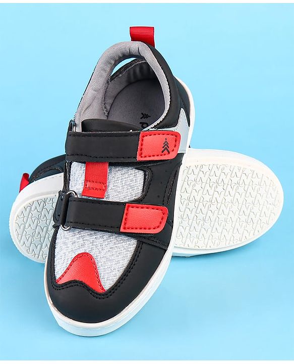 Pine Kids Velcro Closure Casual Shoes - Red