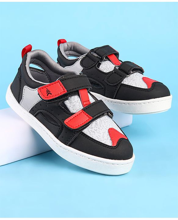 Pine Kids Velcro Closure Casual Shoes - Red