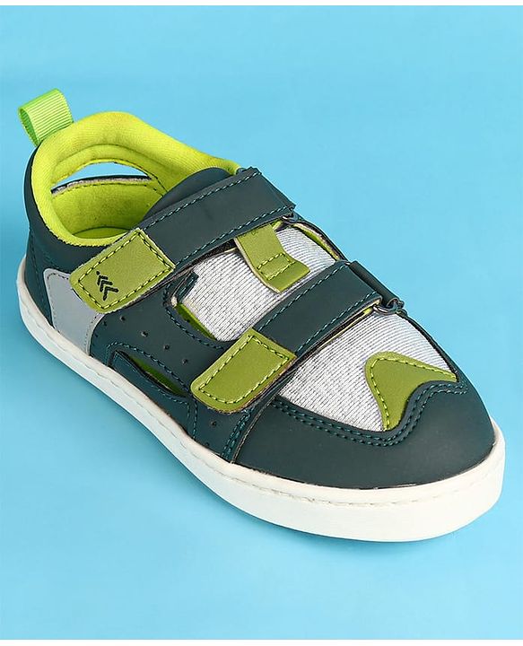 Pine Kids Velcro Closure Casual Shoes - Green