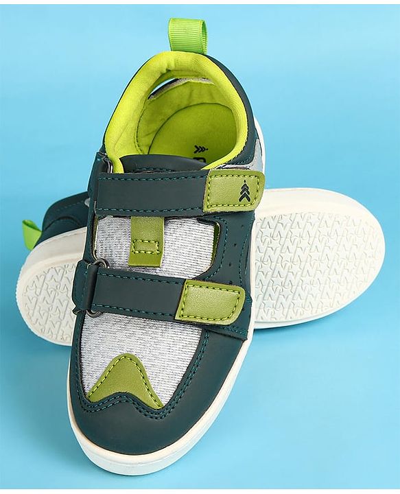 Pine Kids Velcro Closure Casual Shoes - Green