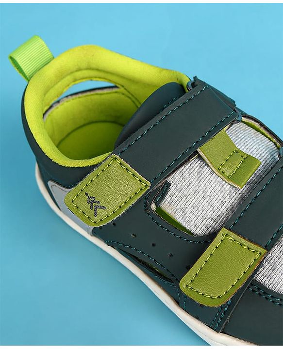 Pine Kids Velcro Closure Casual Shoes - Green