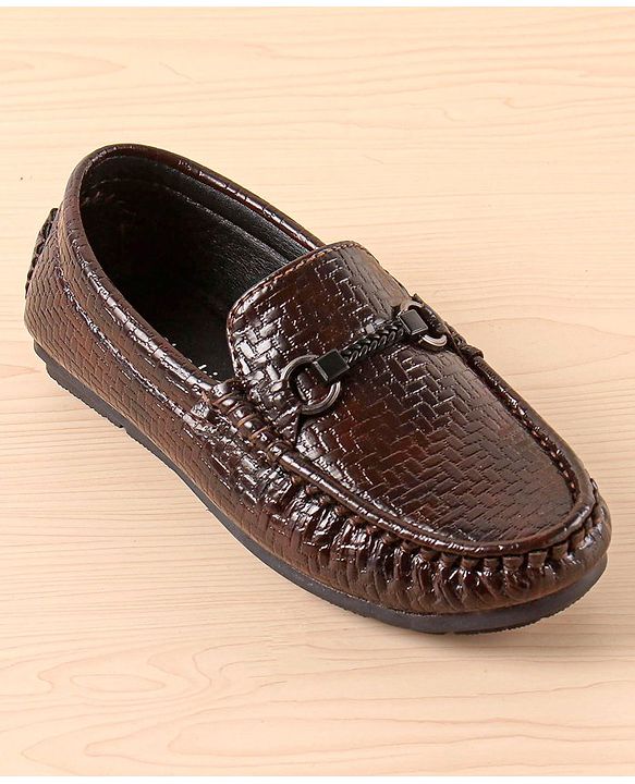 Pine Kids Slip On  Loafer Shoes -  Brown