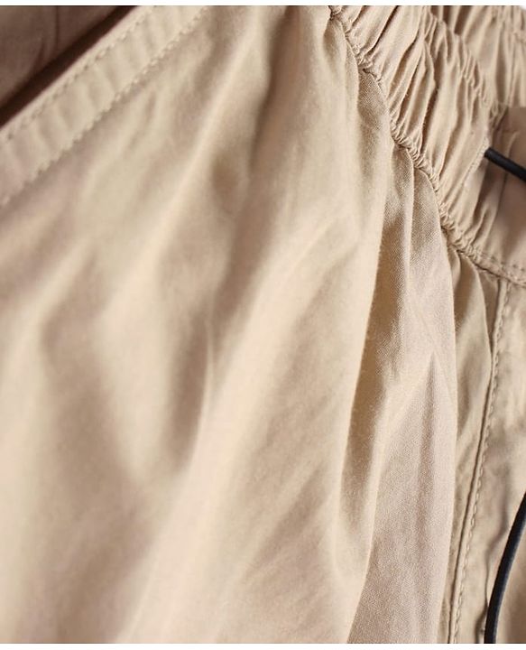 Pine Kids Cotton Woven Full Length Solid Color Track Pant With Cargo Pockets -  Beige