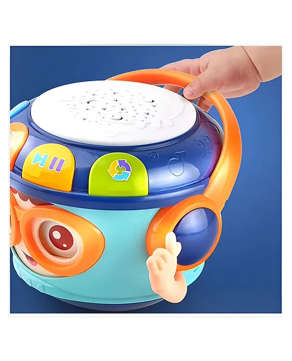YAMAMA Music Tambourine Story Tumbler Drum Toy For Kids Mini Hand