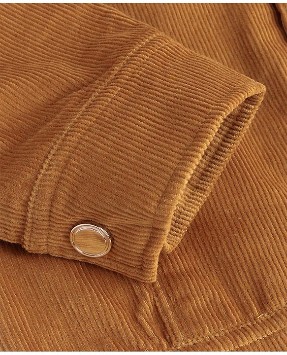 Pine Kids  Cotton Woven Full Sleeves    Jacket - Mustard