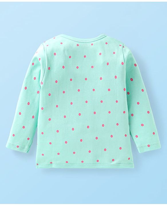 Babyhug Disney Interlock Knit Full Sleeves Jhablas with Disney Princess Graphics Pack of 3 - White Pink & Sea Green
