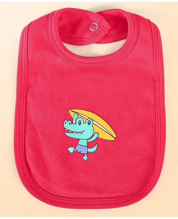 Babyhug 100 % Cotton Baby Clothing Gift Sets Pack of 7 - Red