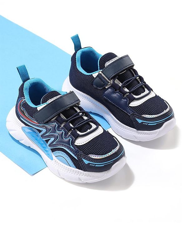Cute Walk by Babyhug Sneaker Shoes - Navy Blue