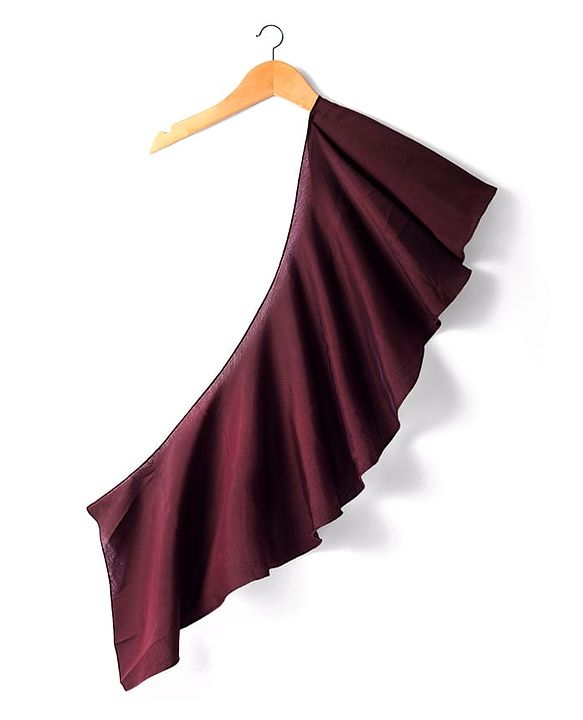 Babyhug Woven Sleeveless Neck Lehenga Choli Set with Floral Embroidery Sequin & Dupatta - Maroon