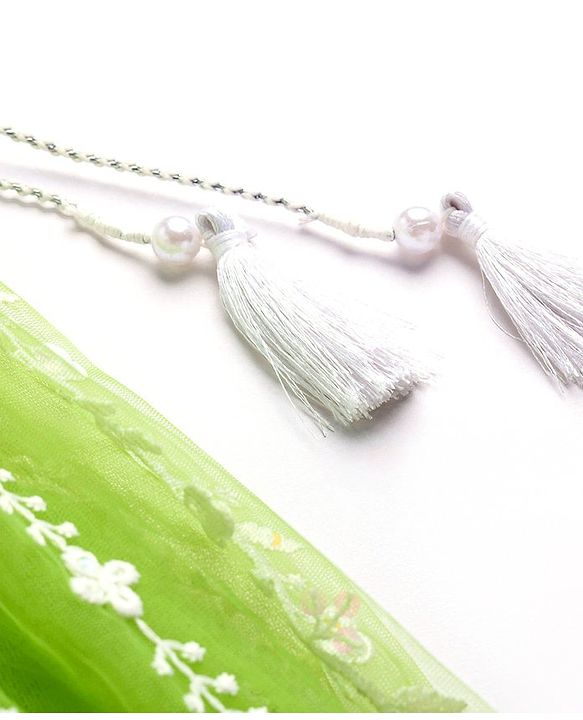 Babyhug Woven Three Fourth Sleeves Floral & Sequin Embroidered Ethnic Dress - Limegreen