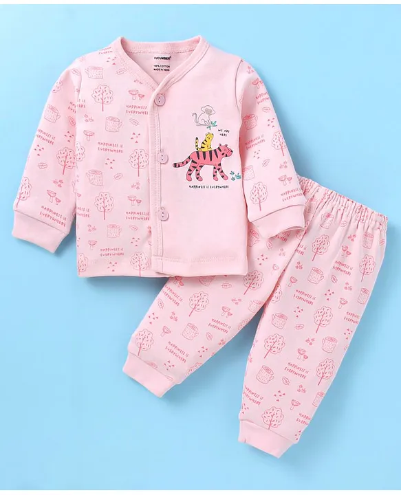 205gsm Cucumber Cucumber Thermal Wear Baby Girl Cucumber Baby